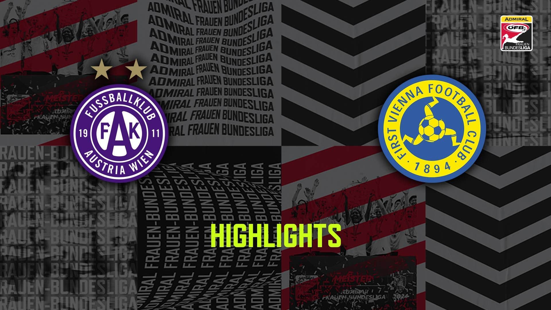 FK Austria Wien - First Vienna FC 1894