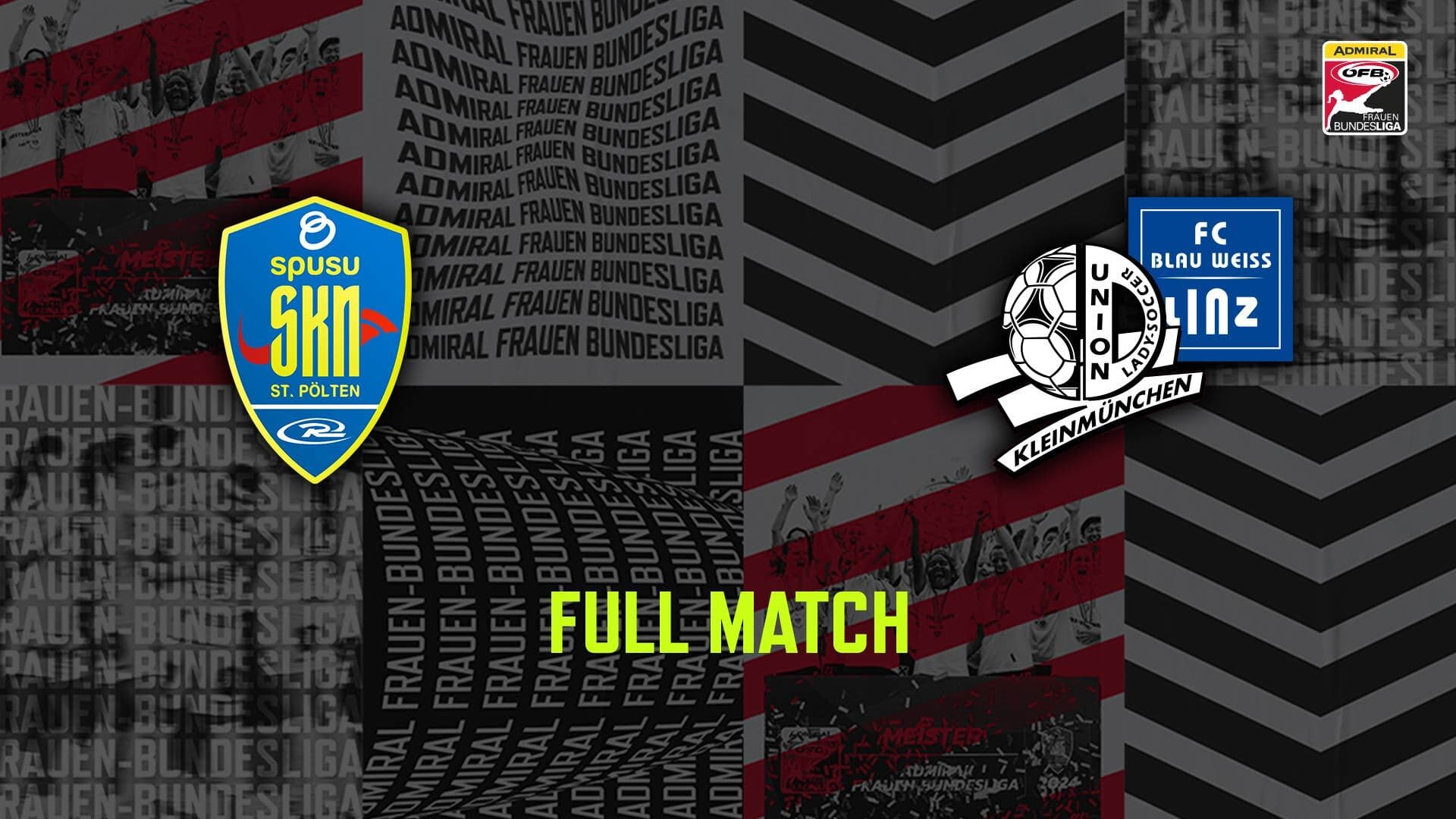 spusu SKN St. Pölten Rush - FC Blau-Weiß Linz / Kleinmünchen