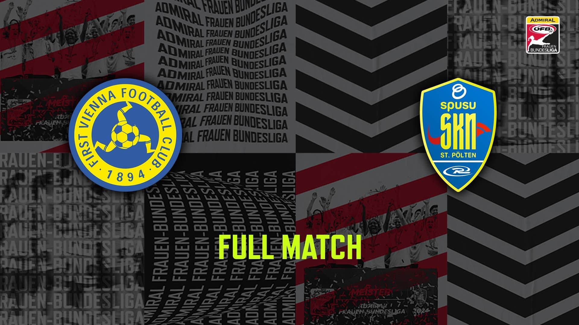 First Vienna FC 1894 - spusu SKN St. Pölten Rush
