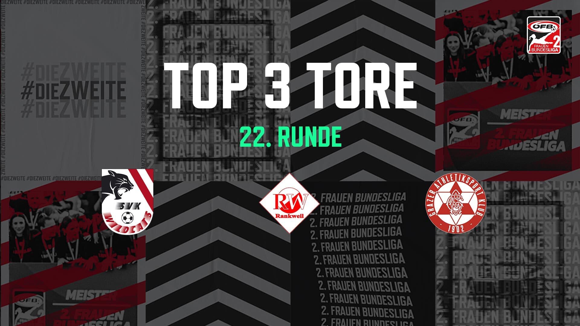 Top 3 Tore der 22. Runde | 2. Frauen Bundesliga 2024/25