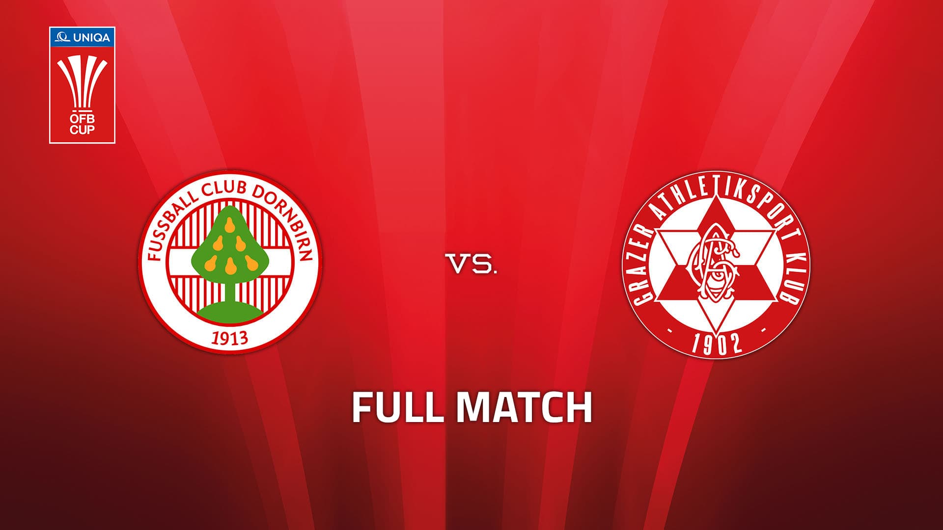 FC Dornbirn 1913 - Grazer AK 1902