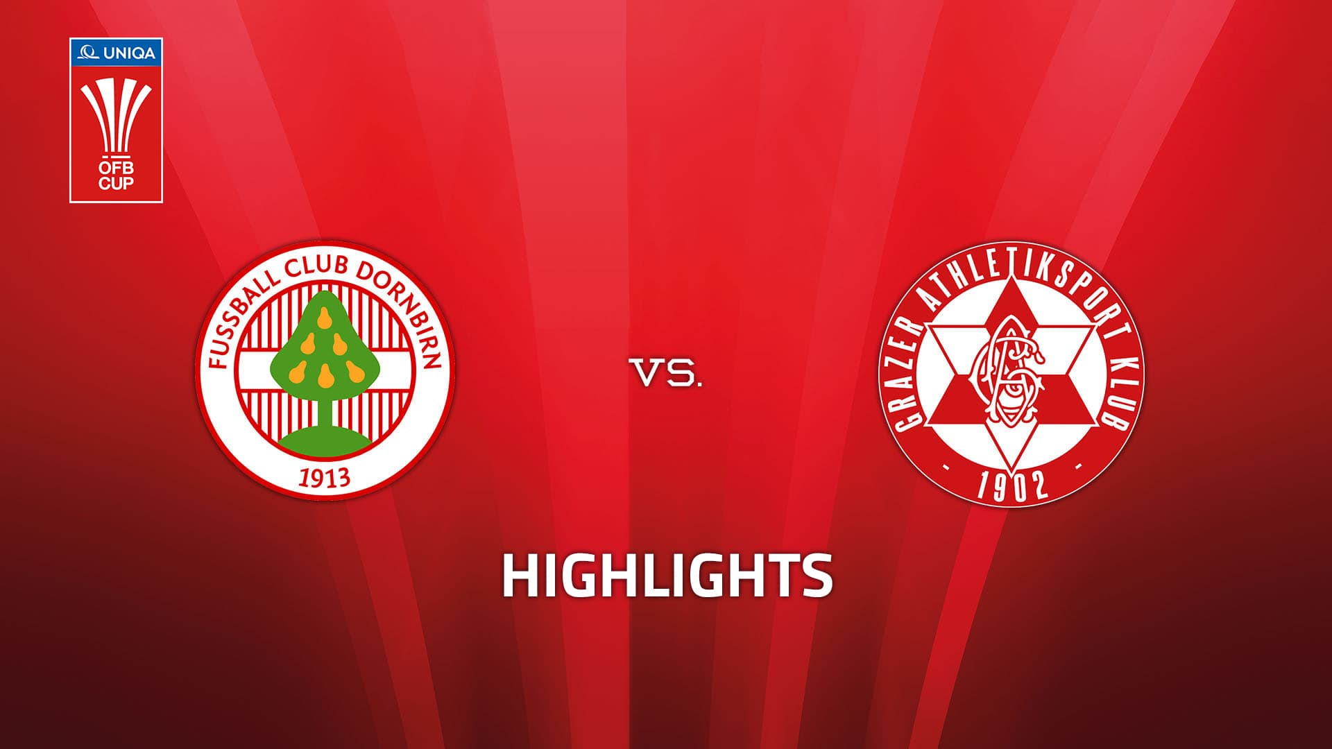 FC Dornbirn 1913 - Grazer AK 1902