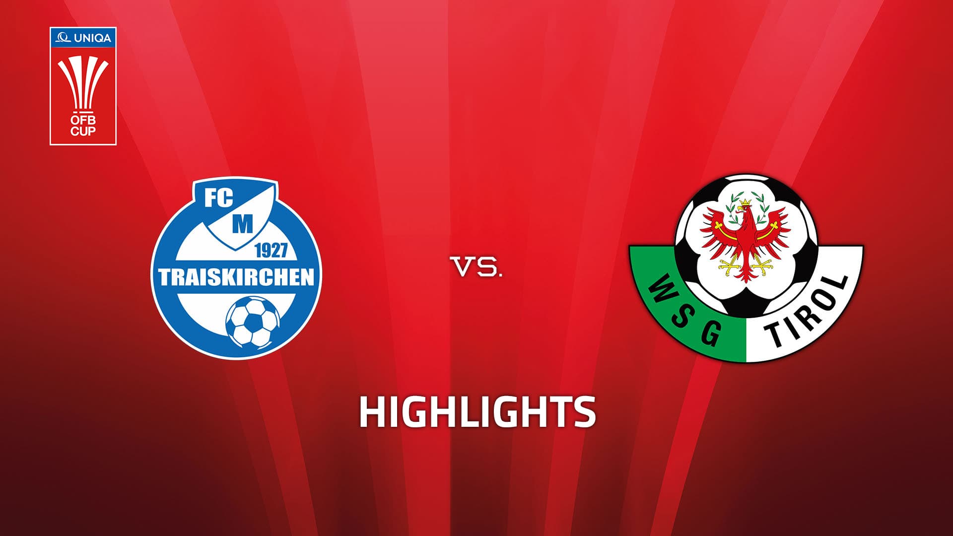 FCM Traiskirchen - WSG Tirol