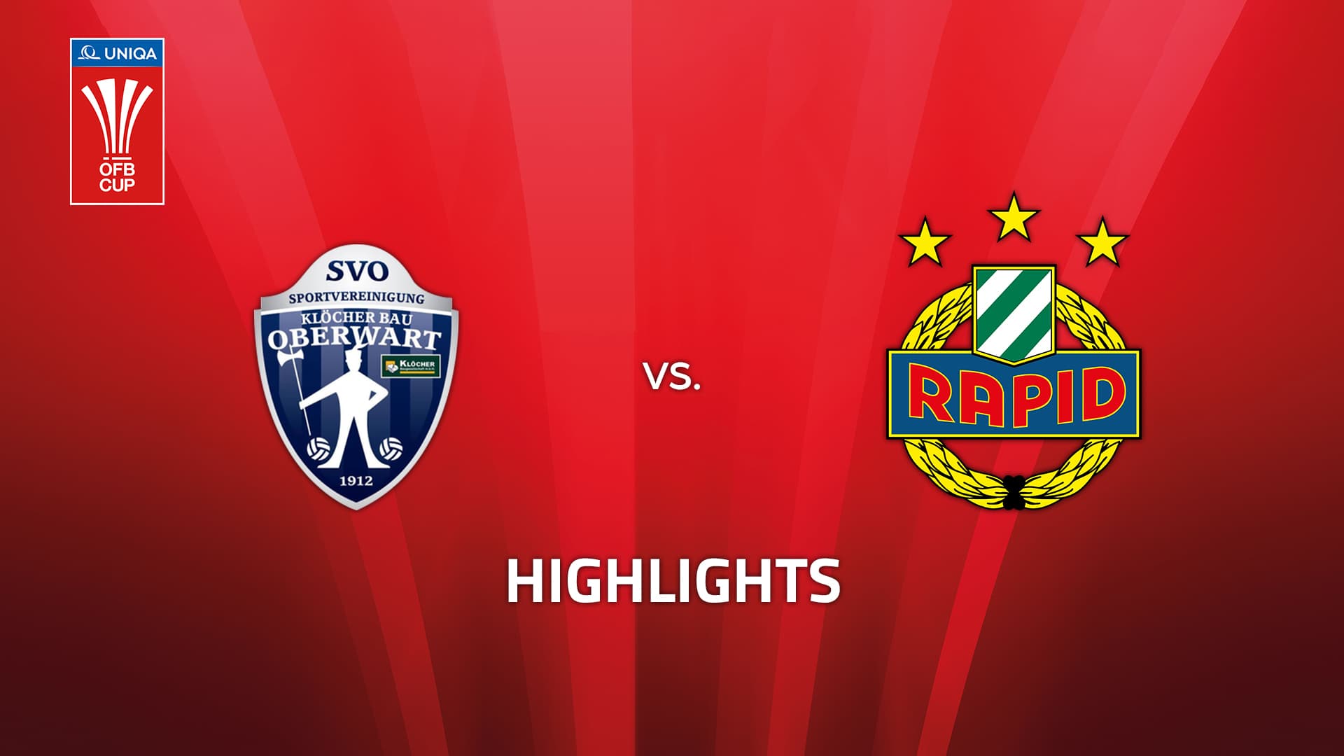 SV Klöcher Bau Oberwart - SK Rapid