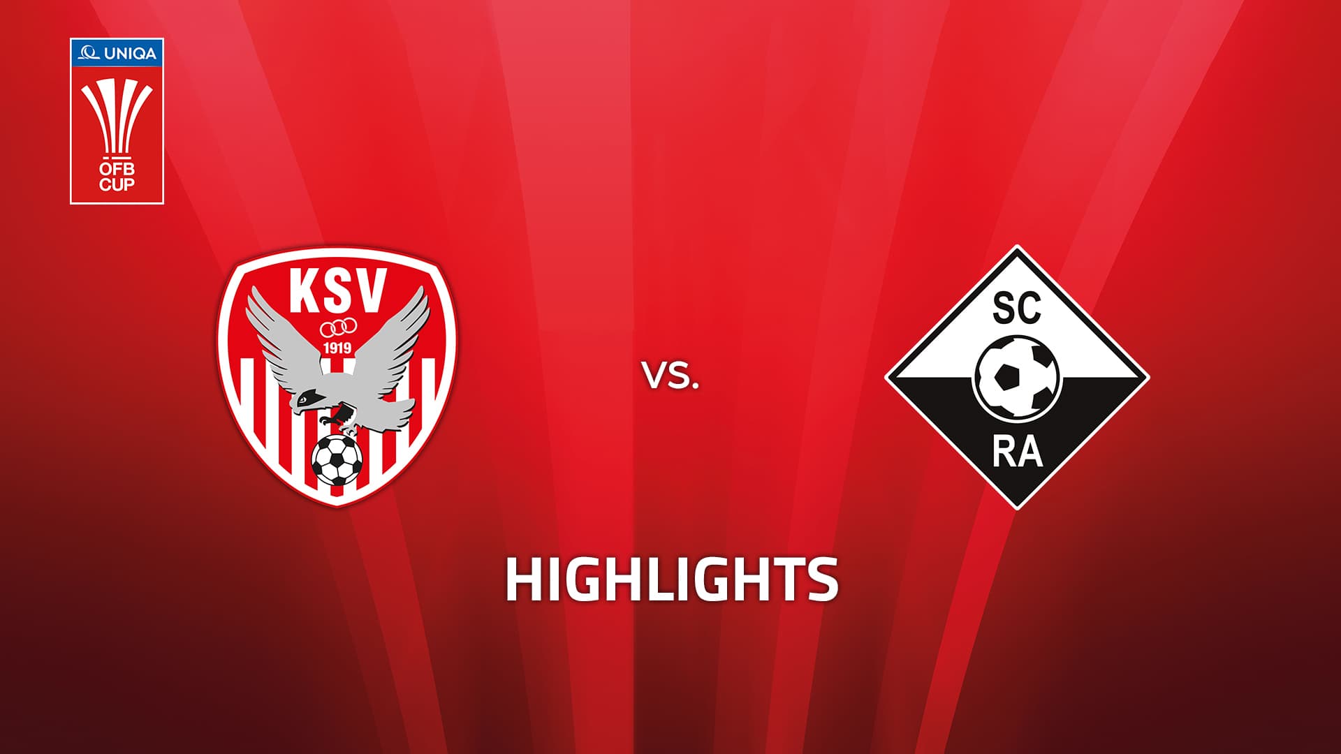 KSV 1919 - SCR Altach