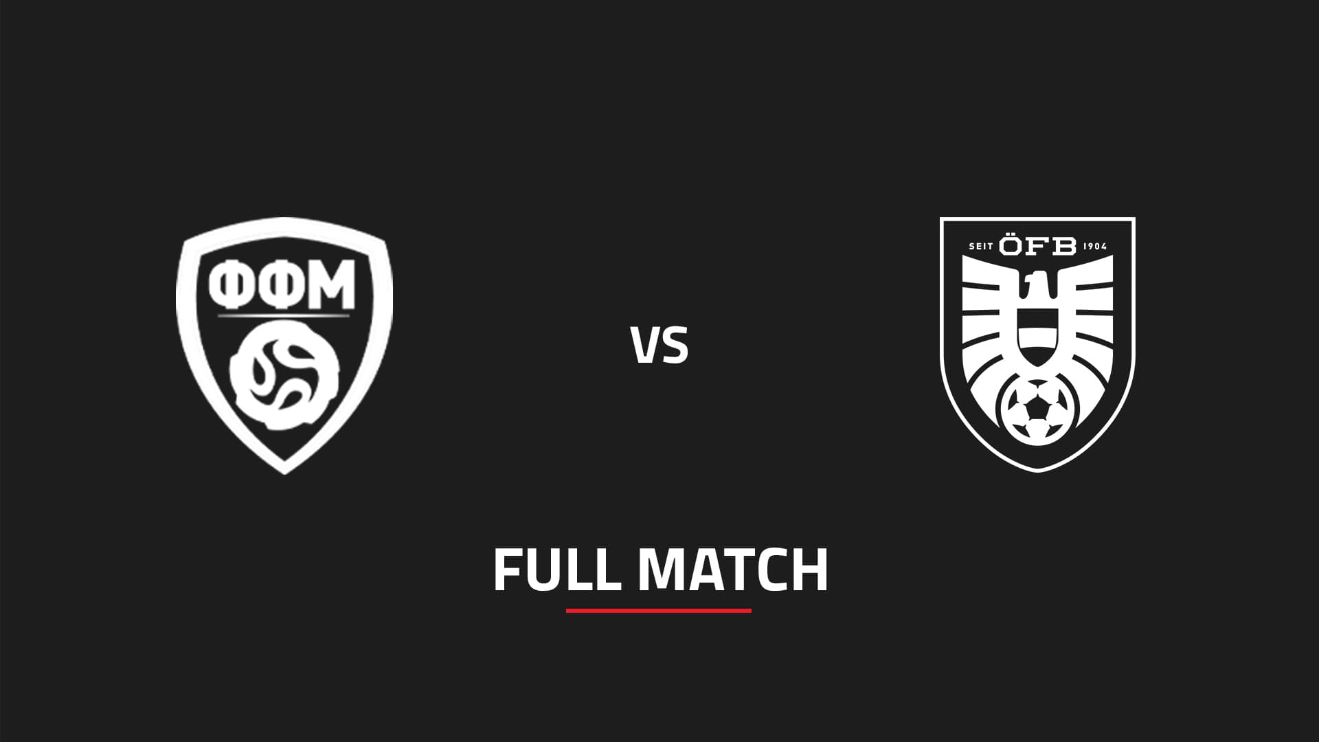 Nordmazedonien - Österreich