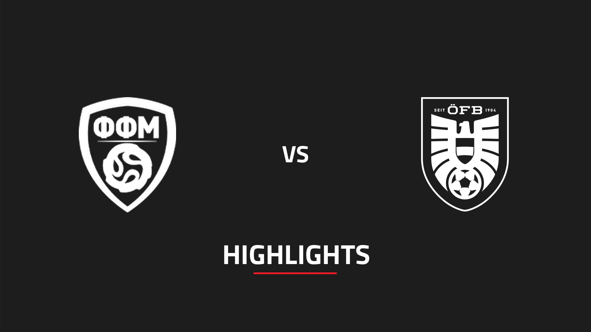 Nordmazedonien - Österreich