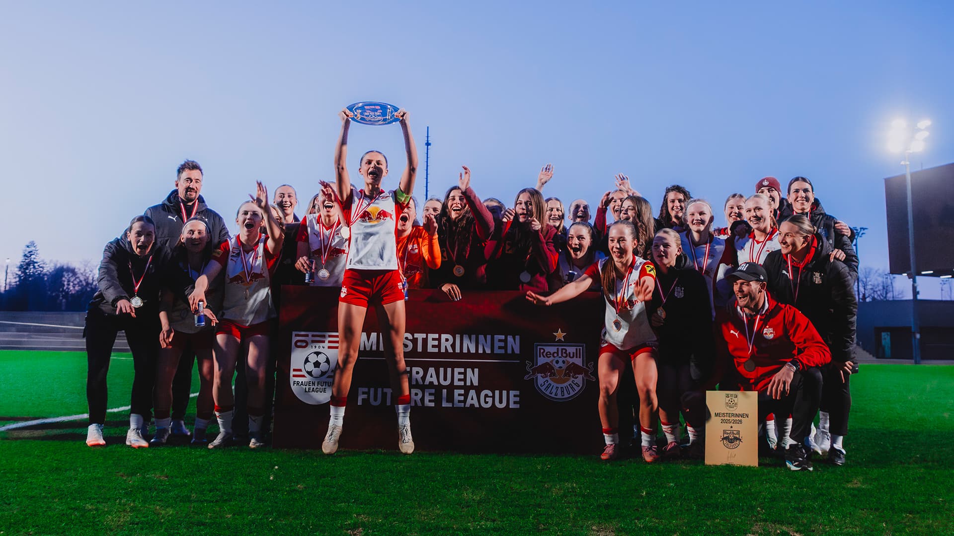FC Red Bull Salzburg U20 Frauen sind Meisterinnen der Frauen Future League