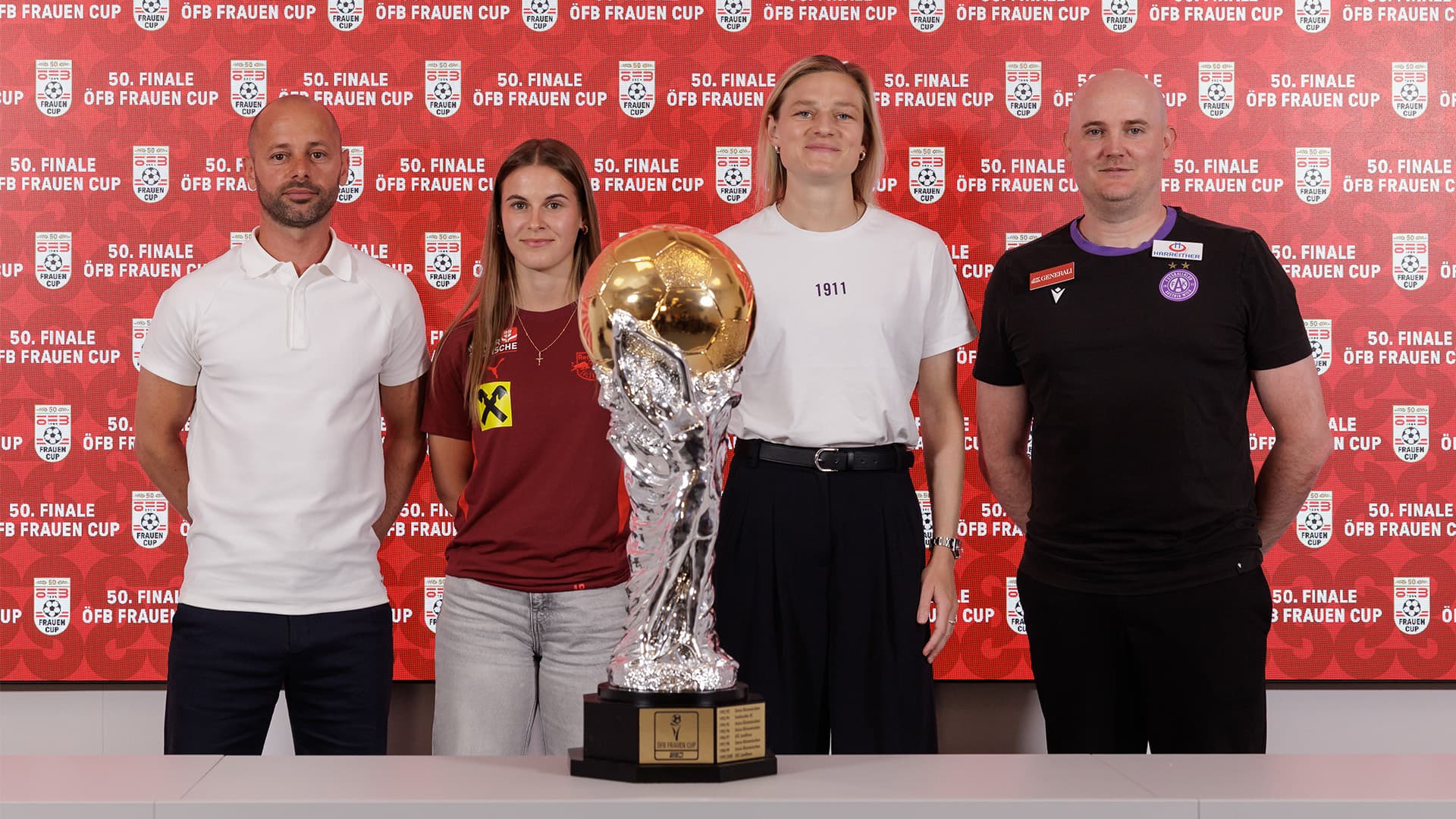 Pressekonferenz zum 50. Finale im ÖFB Frauen Cup