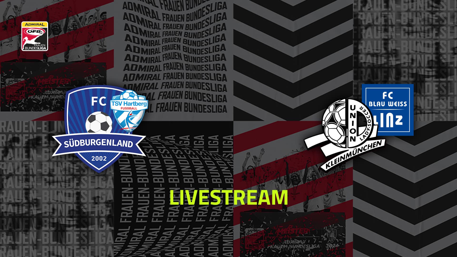 Livestream: SpG Südburgenland / TSV Hartberg - FC Blau-Weiß Linz / Kleinmünchen