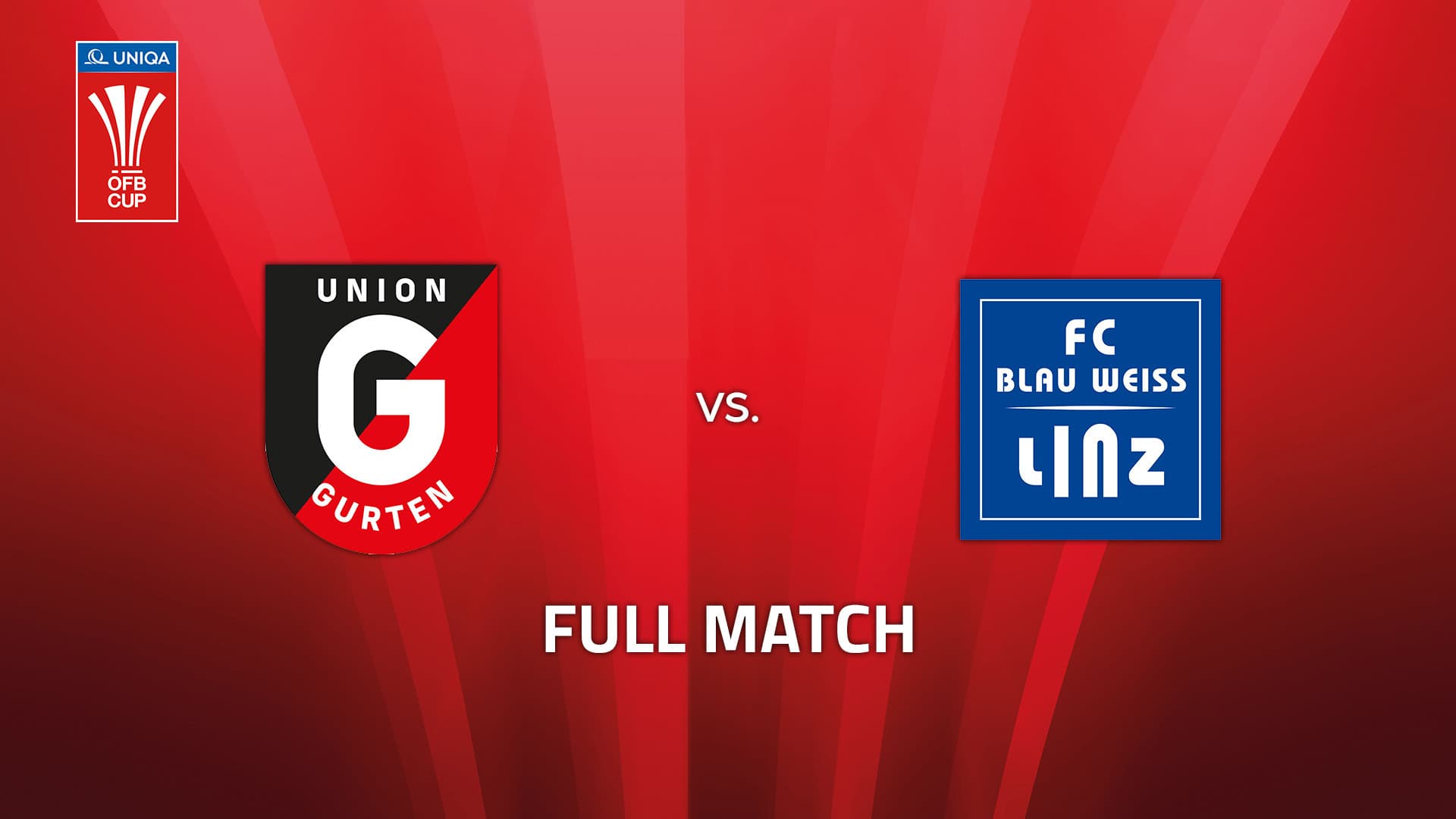 Union Raiffeisen Gurten - FC Blau-Weiß Linz