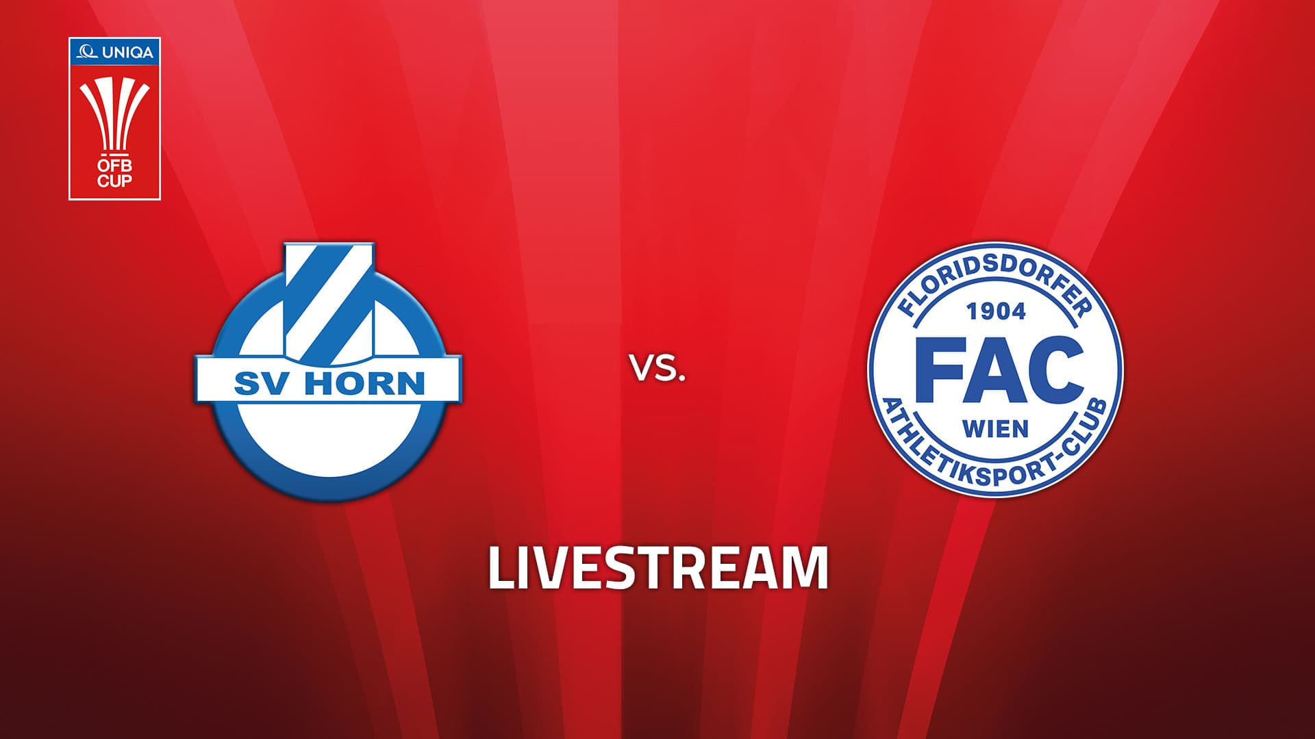 Livestream: SV Horn - FAC Wien