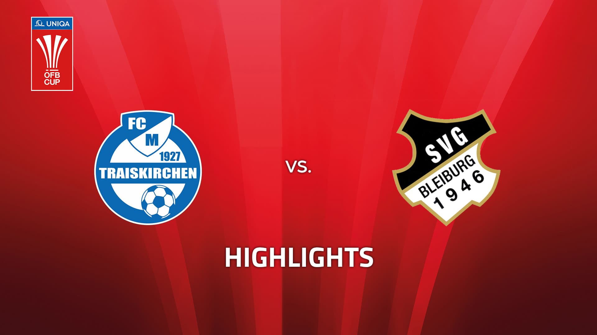 FCM Traiskirchen - SVG Bleiburg