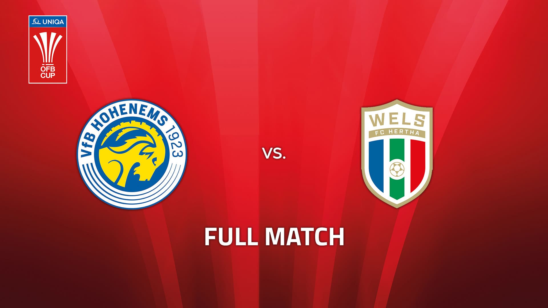 VfB Hohenems - FC Hertha Wels
