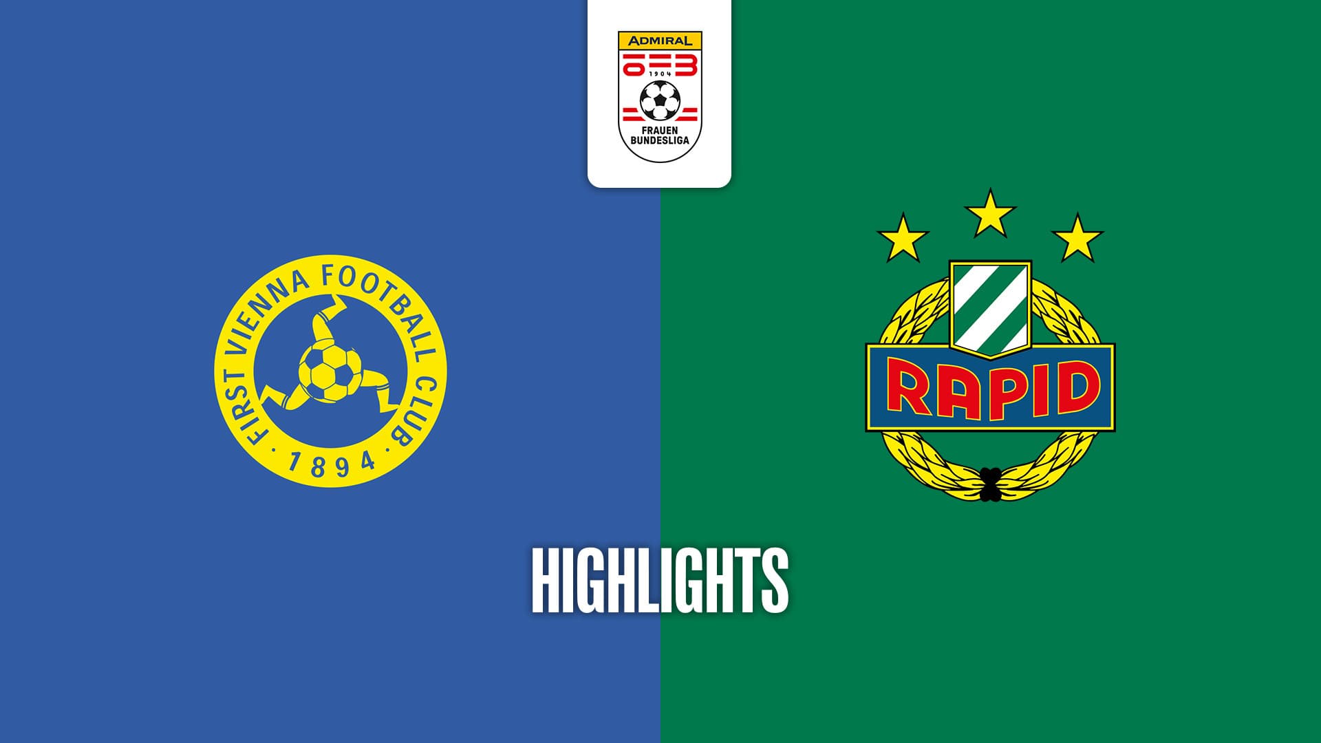 First Vienna FC 1894 - SK Rapid
