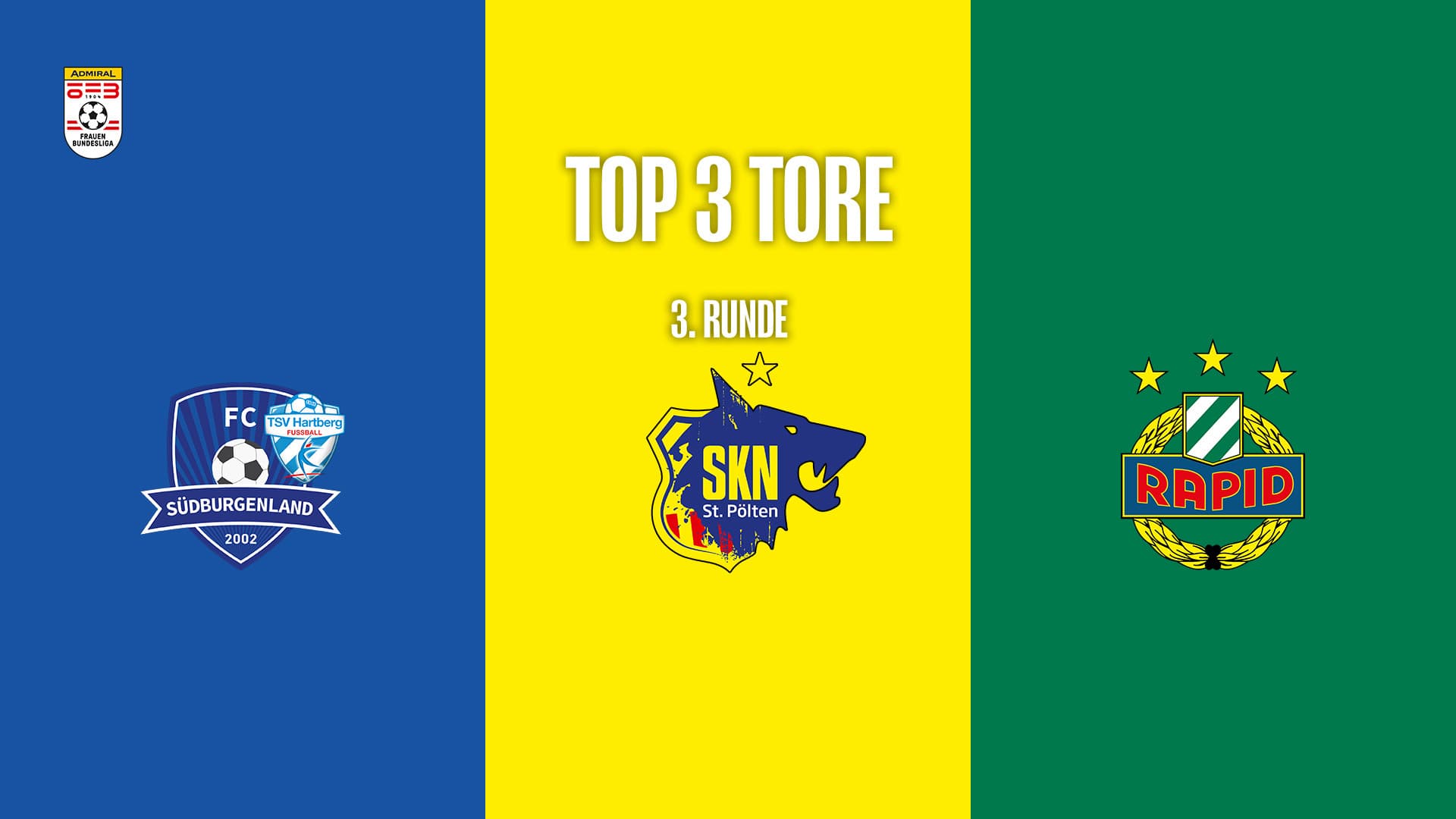 Top 3 Tore | 3. Runde | AFBL