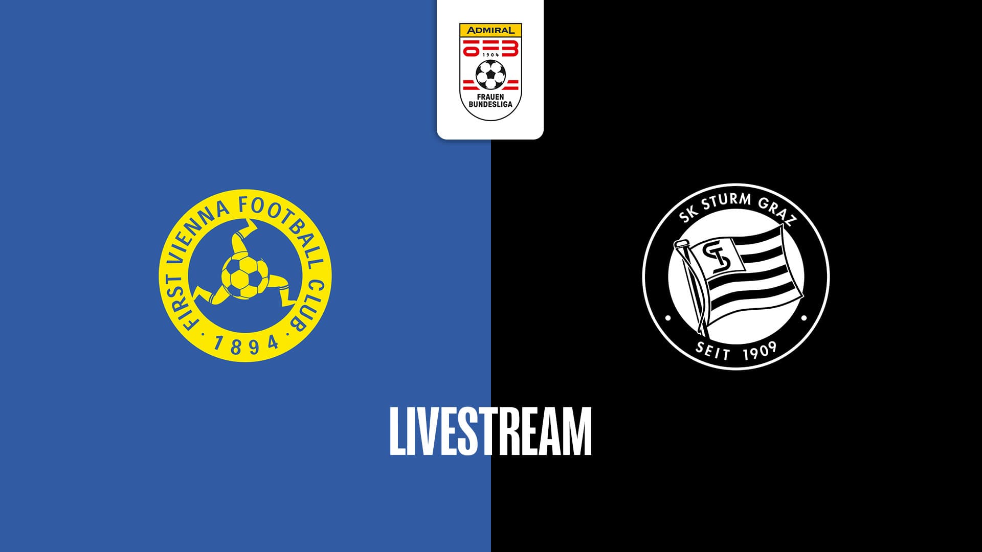 Livestream: First Vienna FC 1894 - SK Sturm Graz Frauen