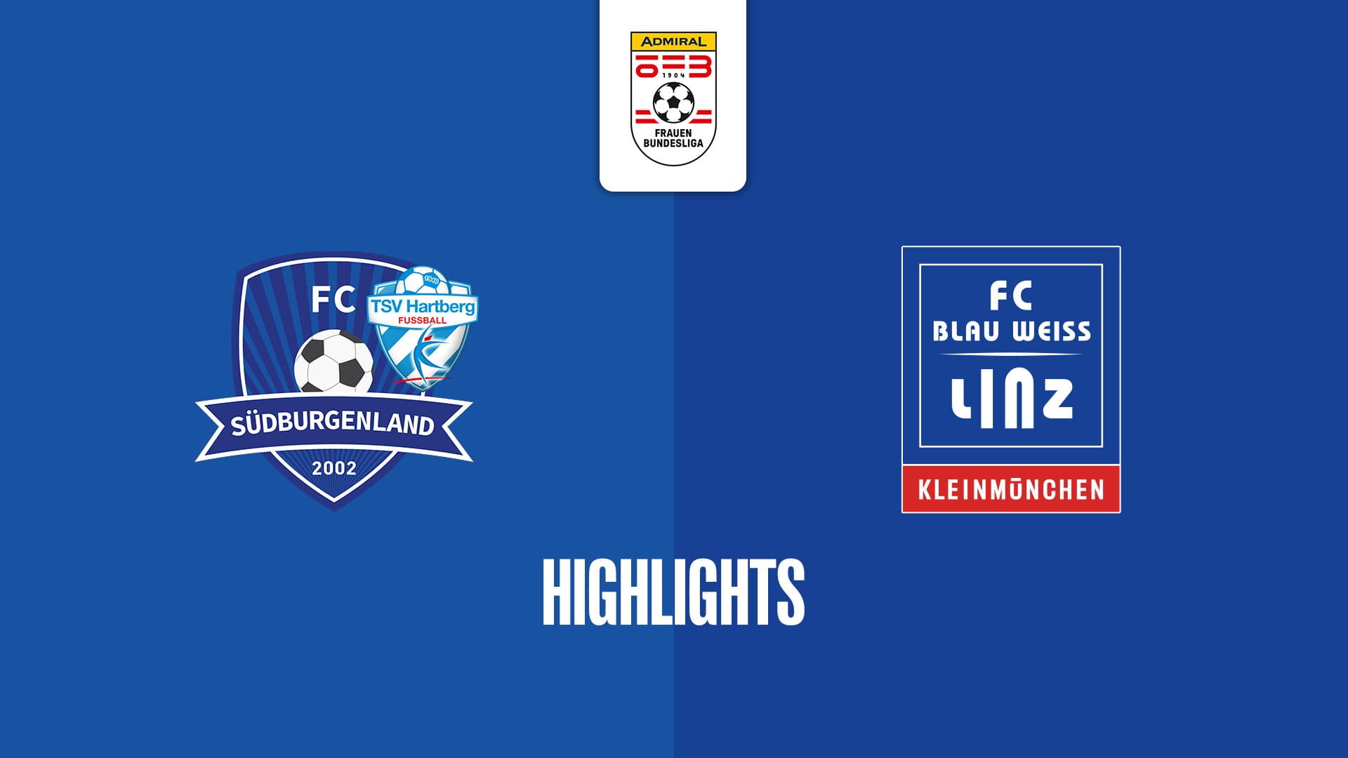 SpG Südburgenland / TSV Hartberg - FC Blau - Weiß Linz / Kleinmünchen