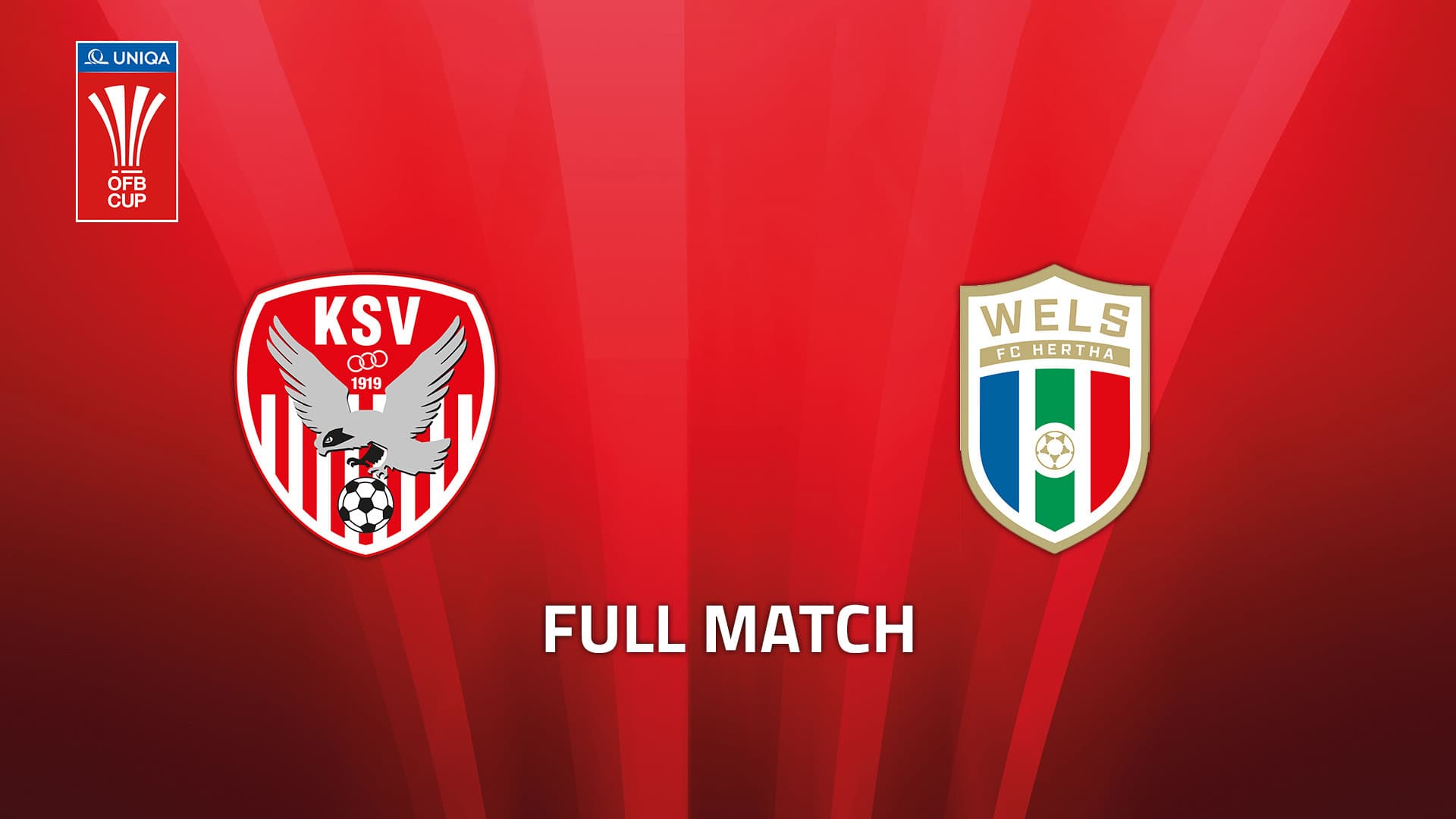 KSV 1919 - FC Hertha Wels