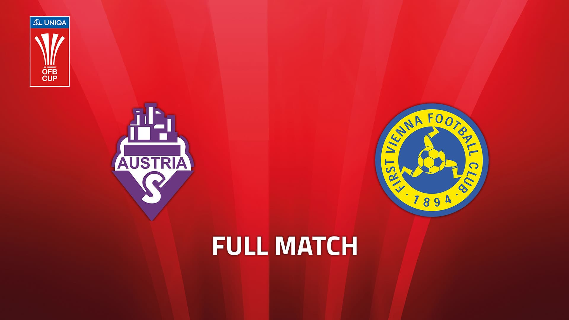 SV Austria Salzburg - First Vienna FC 1894