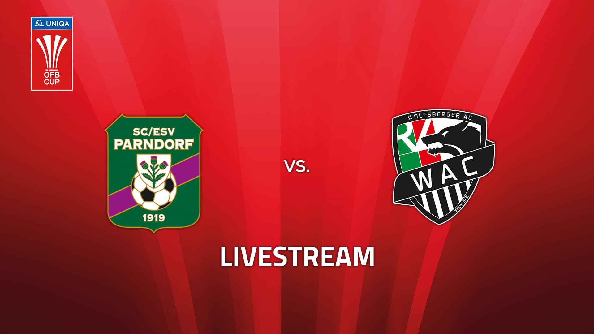 Livestream: SC/ESV Parndorf 1919 - RZ Pellets Wolfsberger AC