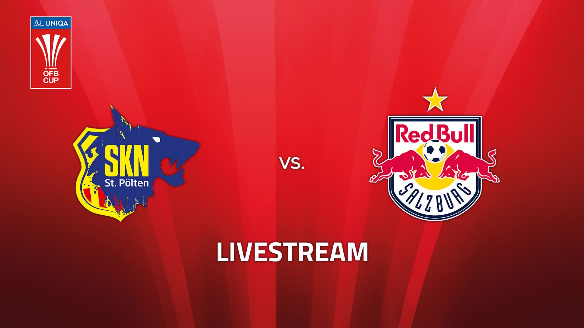 Livestream: SKN St. Pölten - FC Red Bull Salzburg