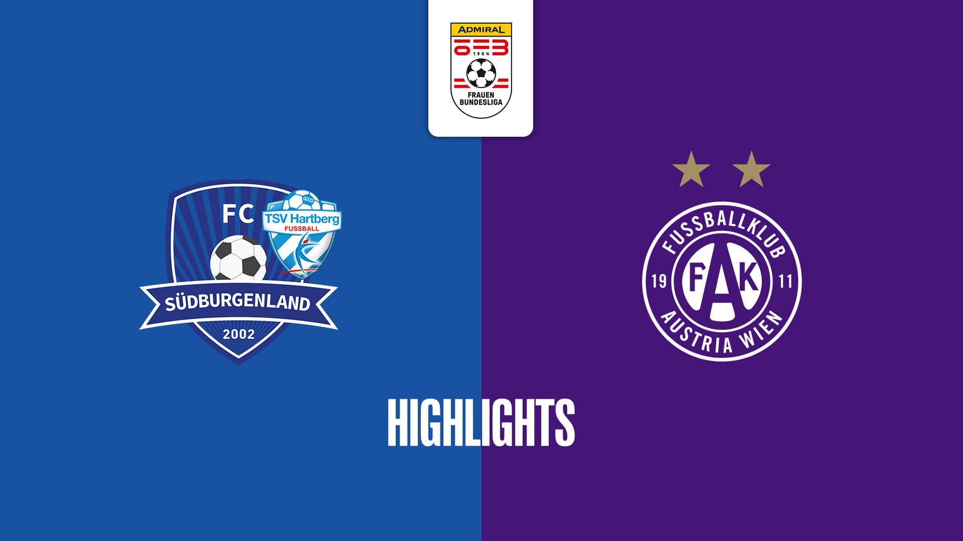 SpG Südburgenland / TSV Hartberg - FK Austria Wien