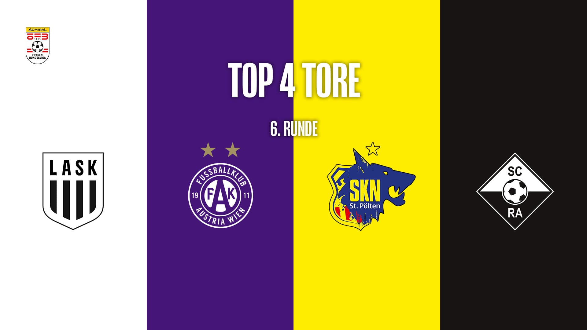 Top 4 Tore | 6. Runde | AFBL