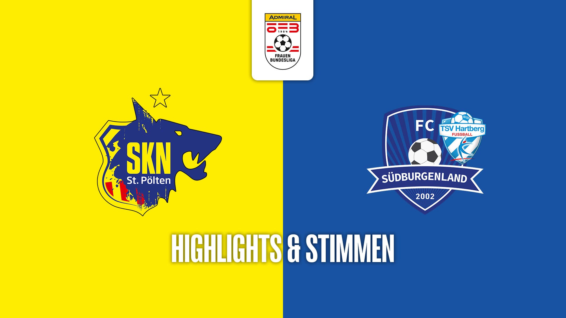 SKN St. Pölten Frauen - SpG Südburgenland / TSV Hartberg