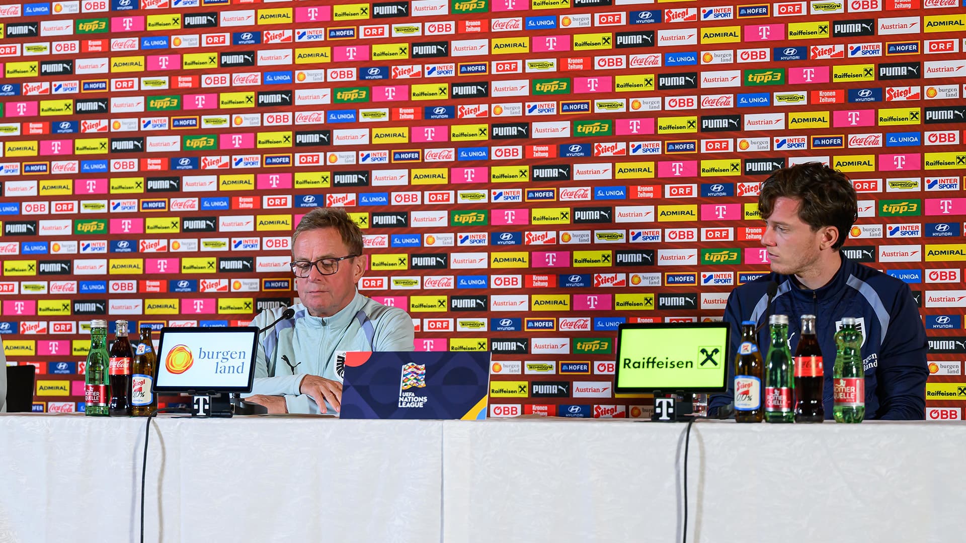 Pressekonferenz mit Ralf Rangnick und Michael Gregoritsch