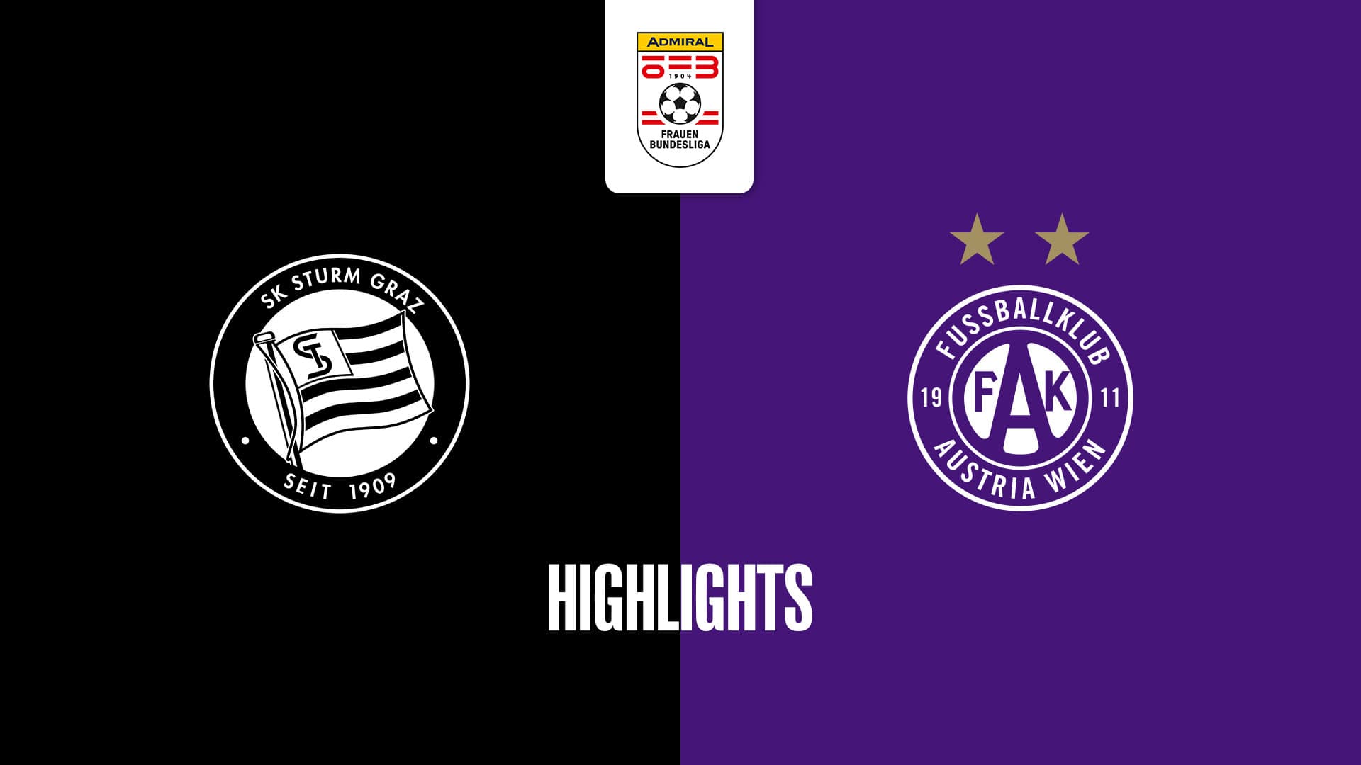 SK Sturm Graz Frauen - FK Austria Wien
