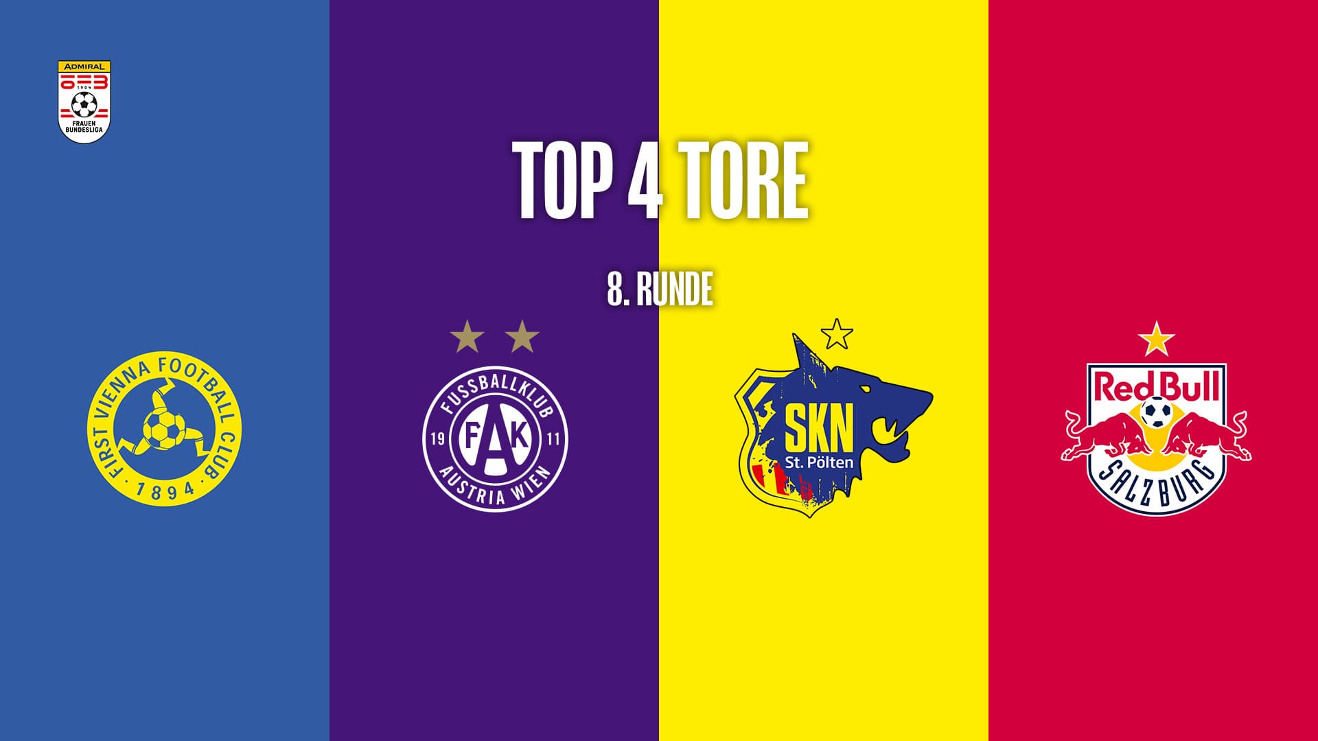 Top 4 Tore | 8. Runde | AFBL