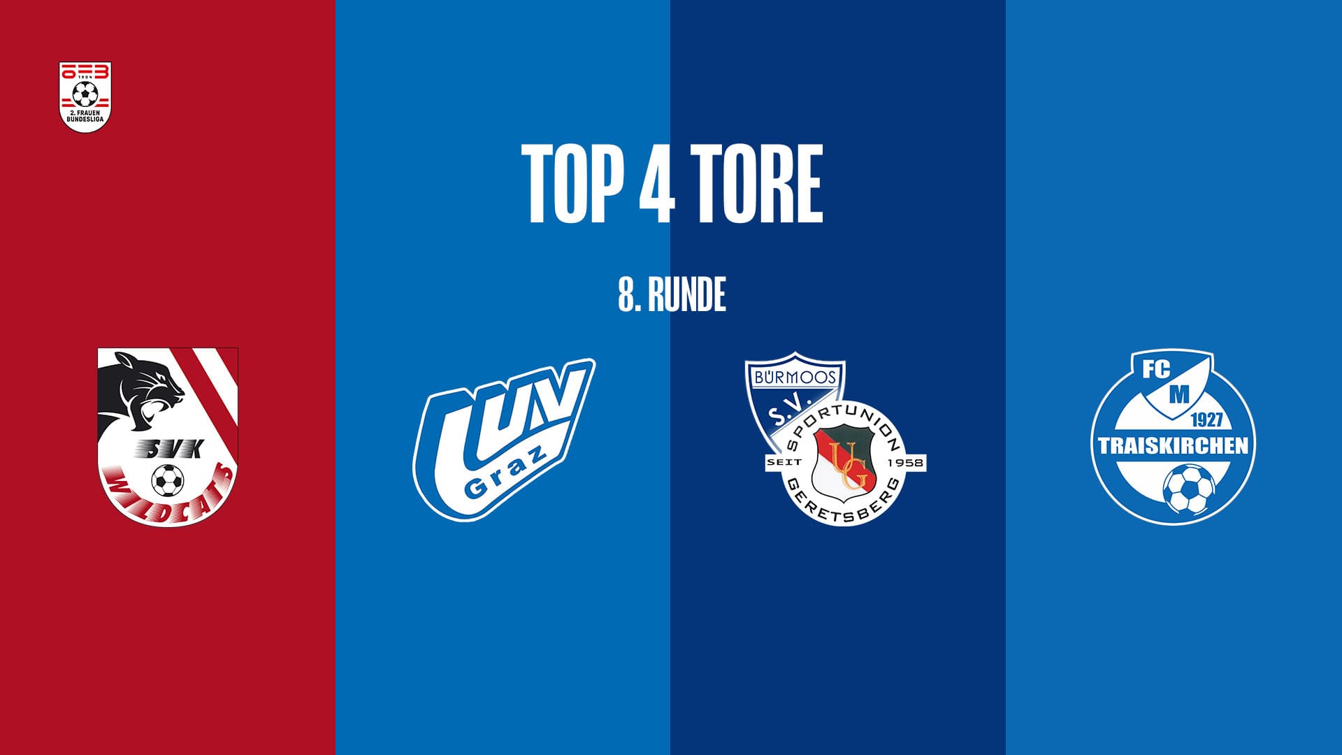 Top 4 Tore | 8. Runde | 2.FBL