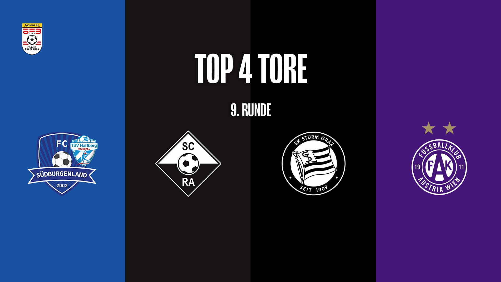 Top 4 Tore | 9. Runde | AFBL