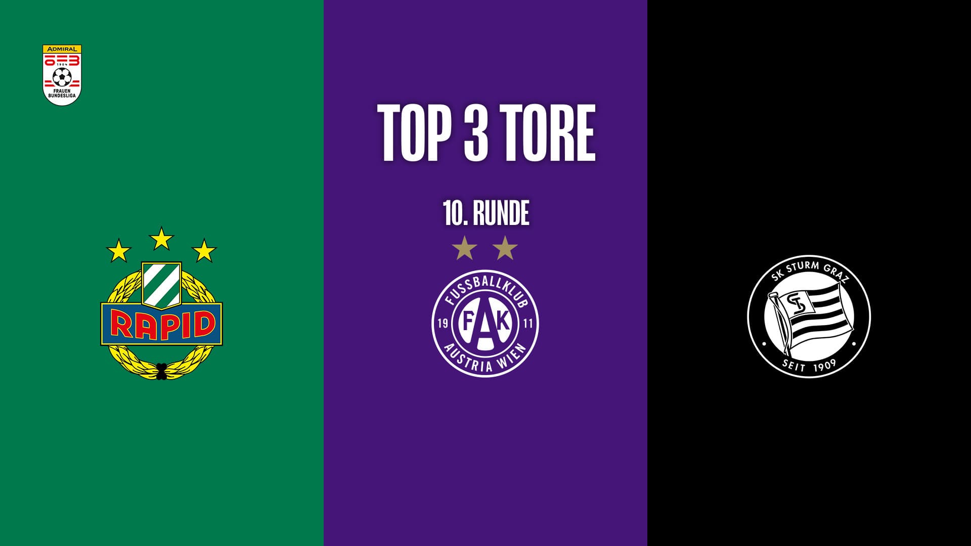 Top 3 Tore | 10. Runde | AFBL