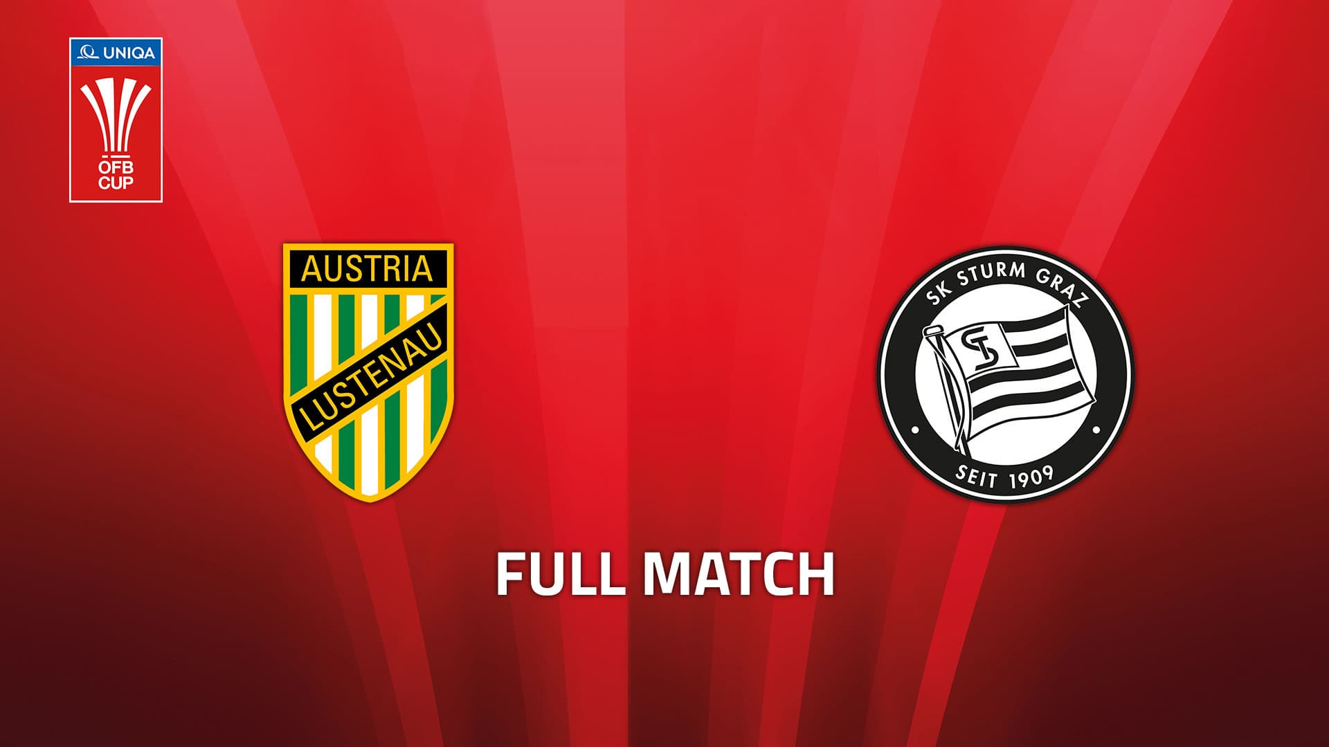 SC Austria Lustenau - SK Puntigamer Sturm Graz