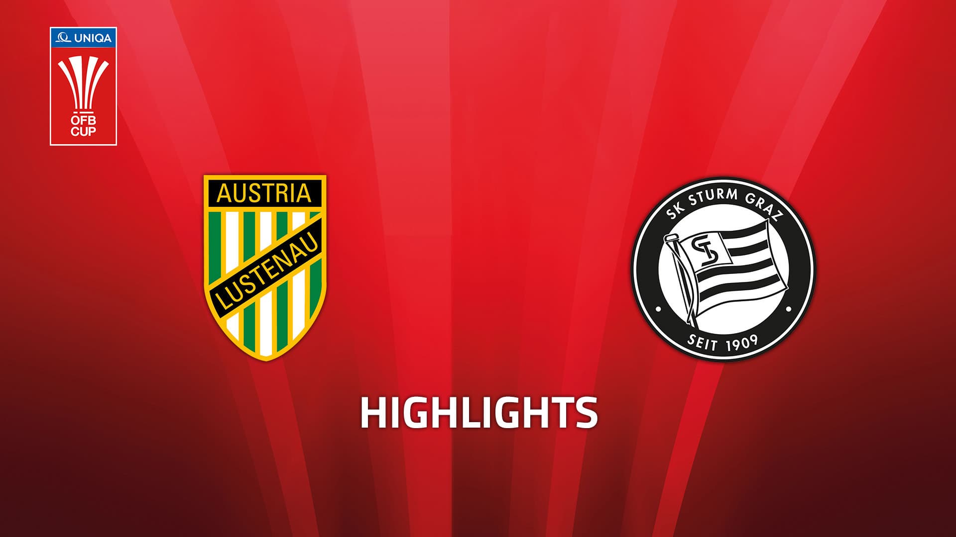 SC Austria Lustenau - SK Puntigamer Sturm Graz