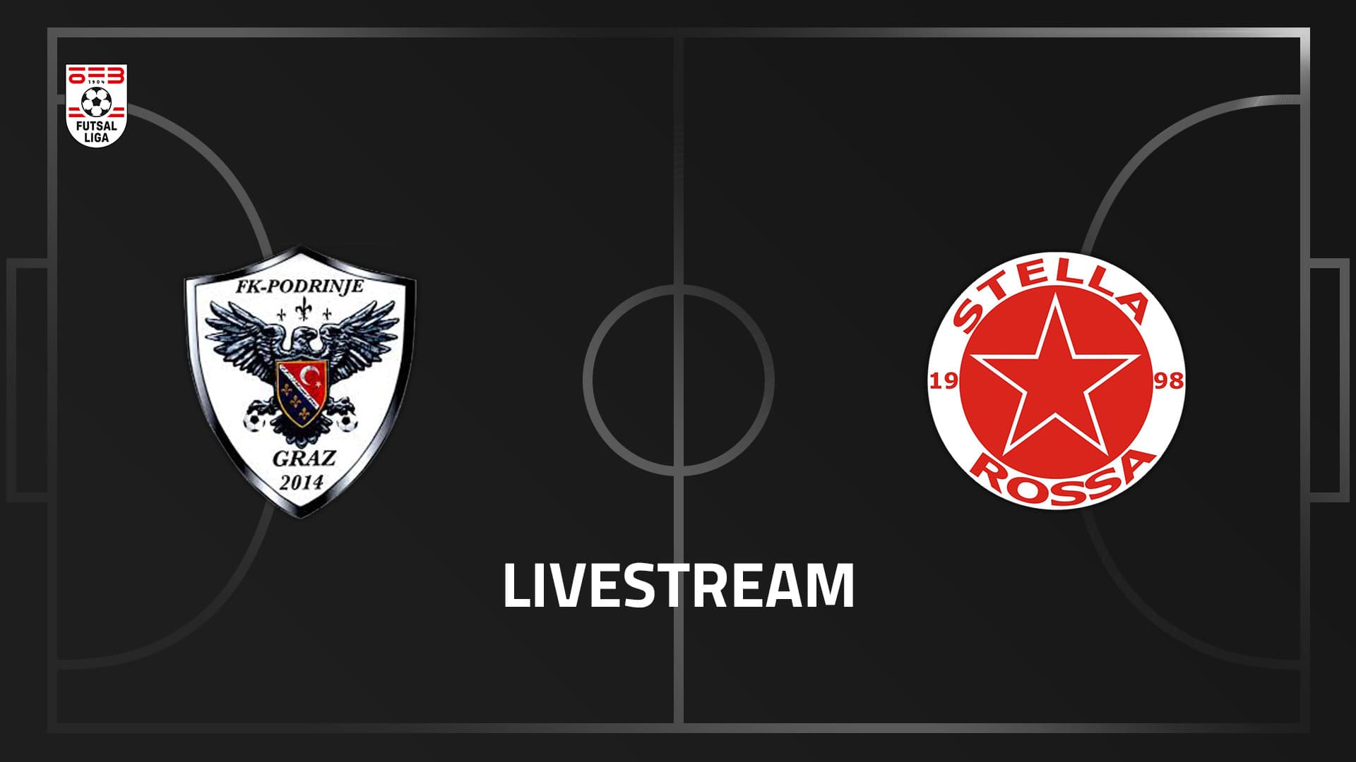 Livestream: Futsal Club Podrinje Graz - Stella Rossa