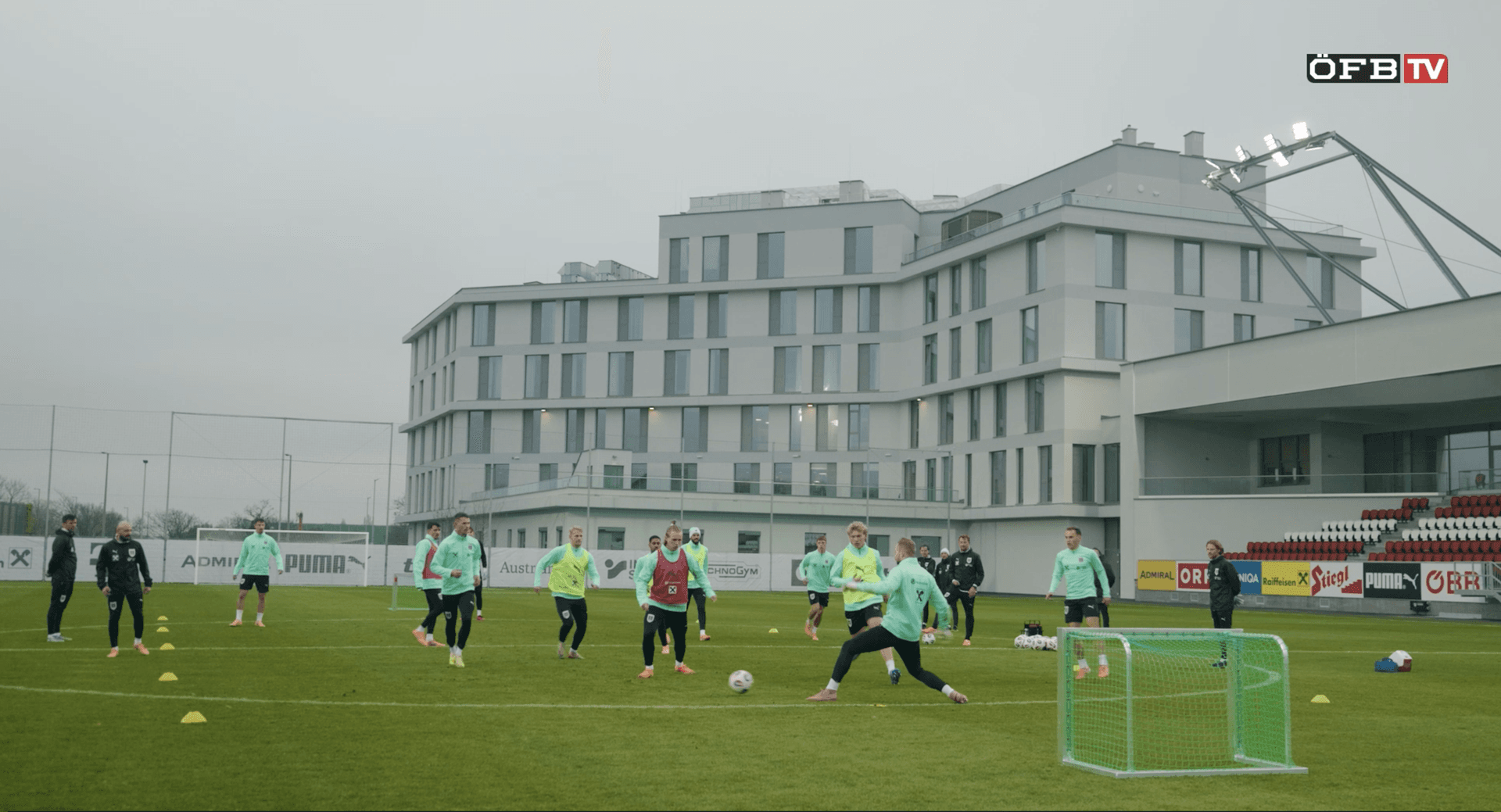 Touchdown: Das Nationalteam am ÖFB Campus