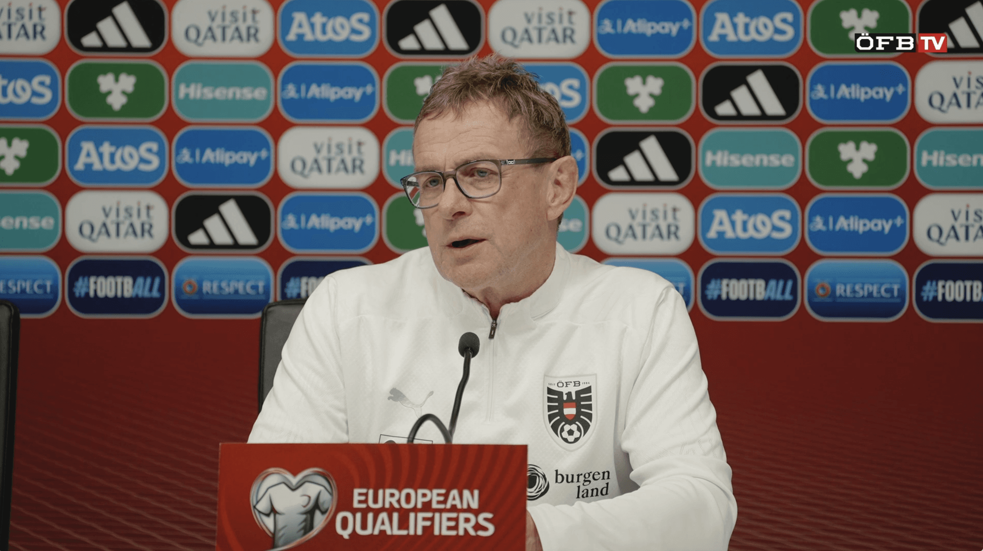 Pressekonferenz mit Ralf Rangnick nach dem 0:2 Sieg gegen Zypern