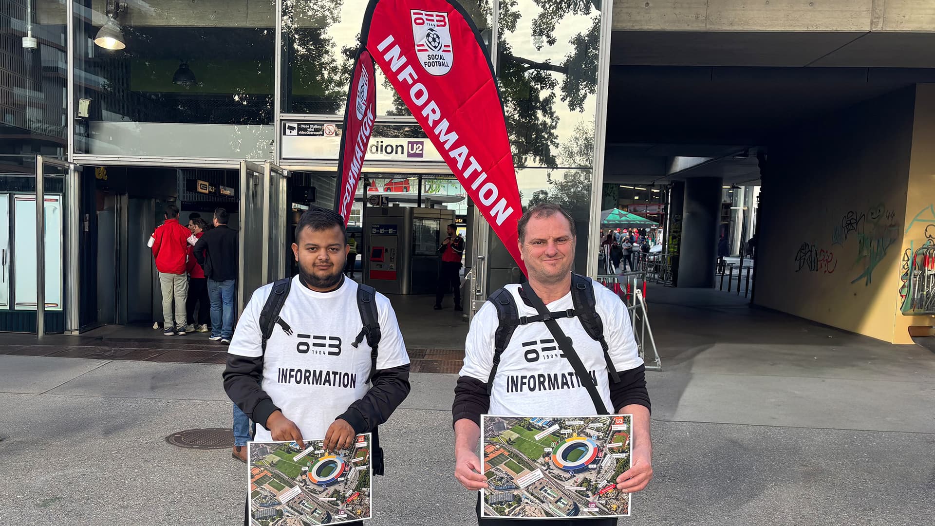 Disability Volunteers unterstützen bei ÖFB-Länderspielen