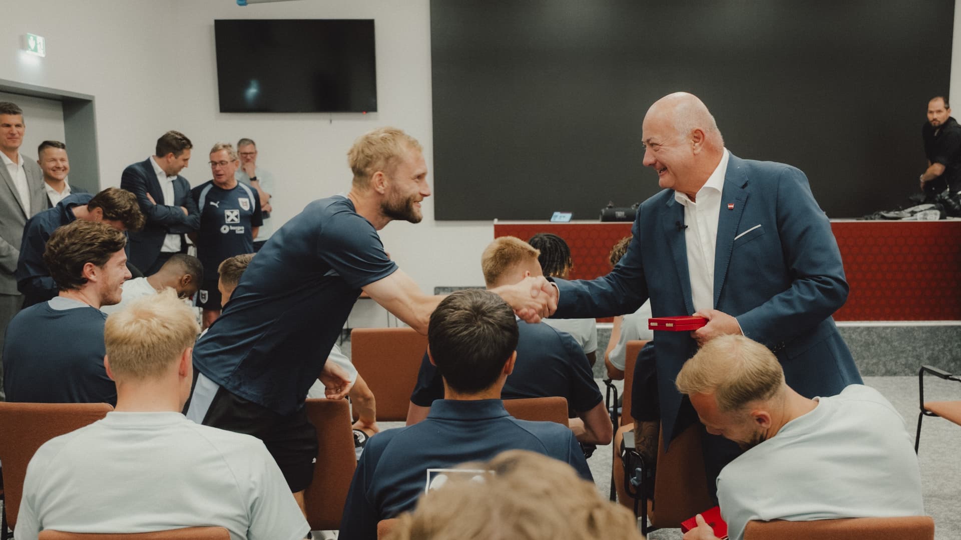 Nationalteam vom Bundeskanzler zur WM verabschiedet