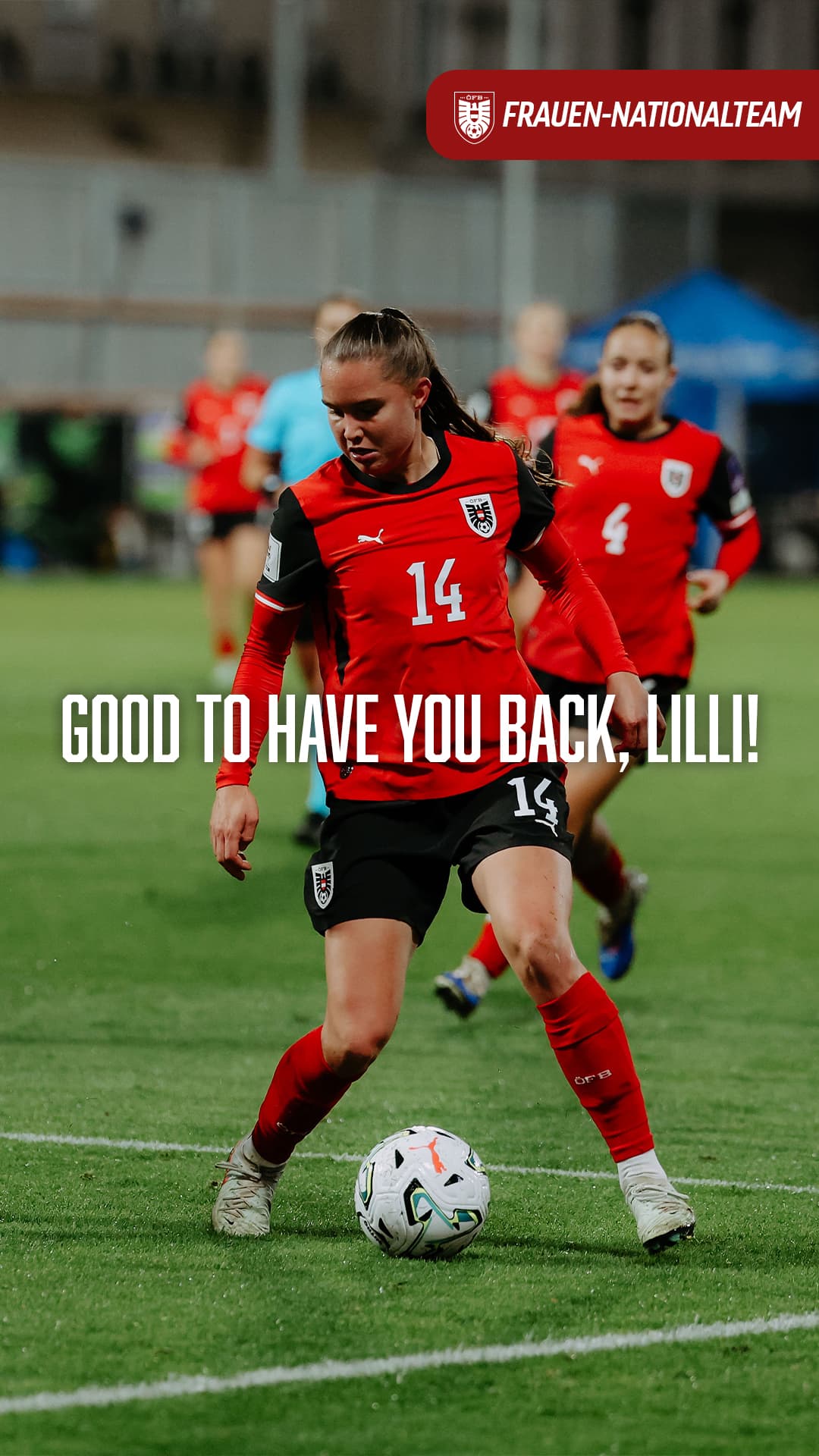 Good to have you back, Lilli. 🥹🇦🇹
