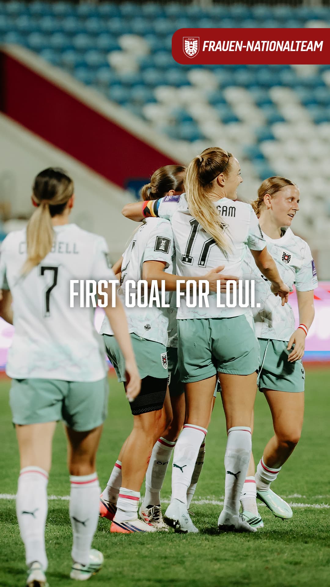 Louise Schöffel mit ihrem ersten Länderspiel-Tor. ❤️‍🔥