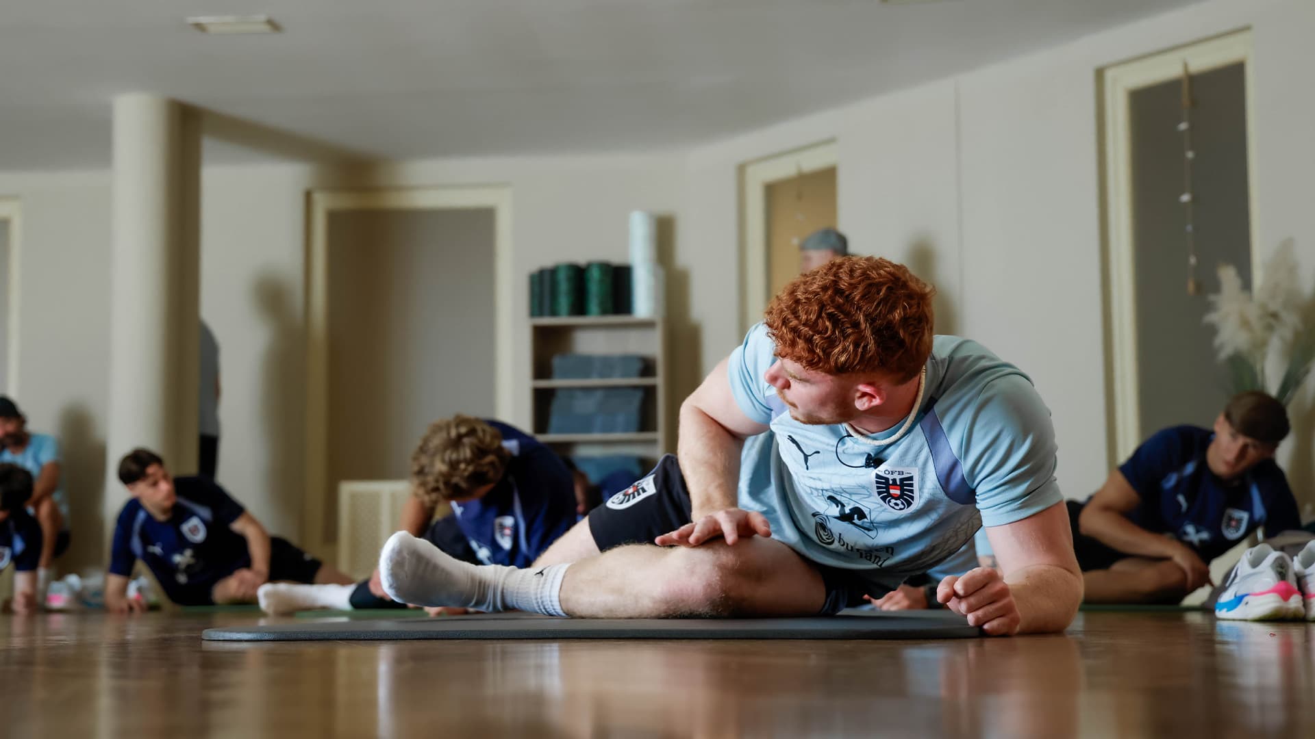 U21-Team trainiert mit Mobility-Influencer