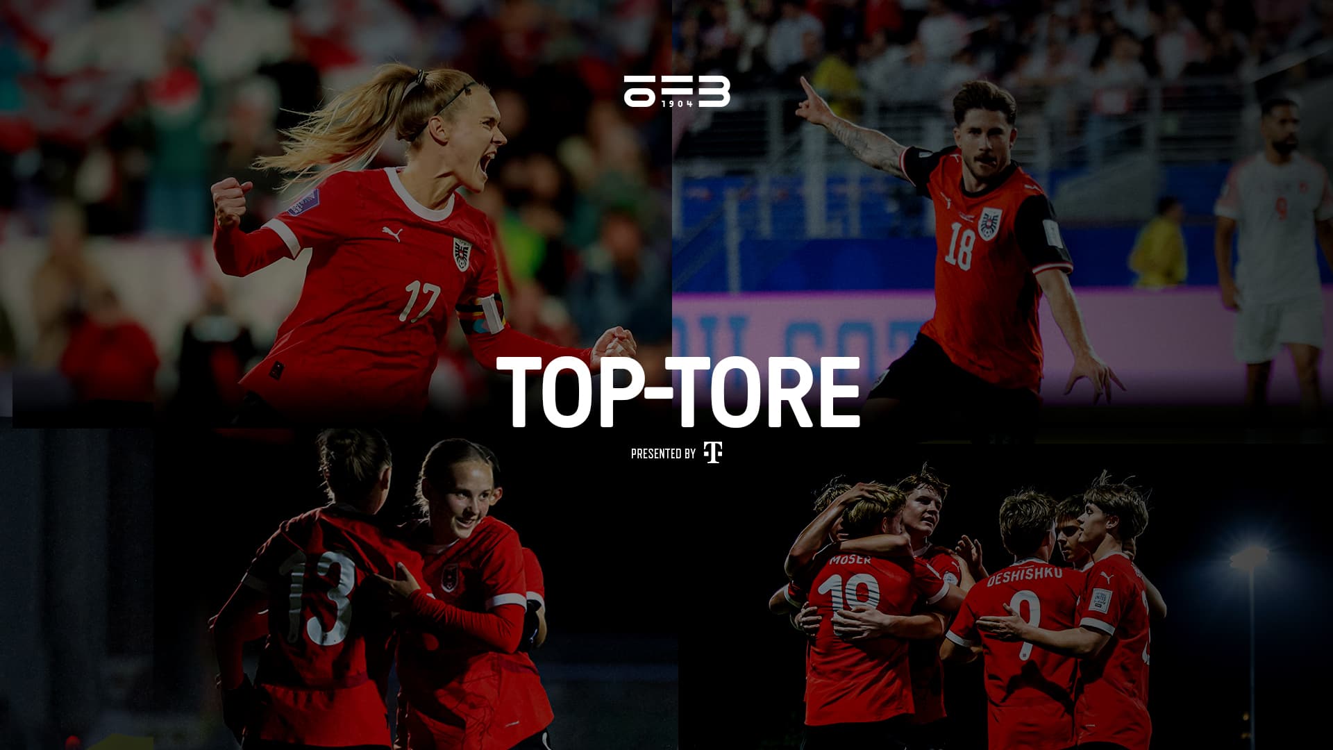 Top-Tore Nachwuchs-Nationalteams Frauen Okt.