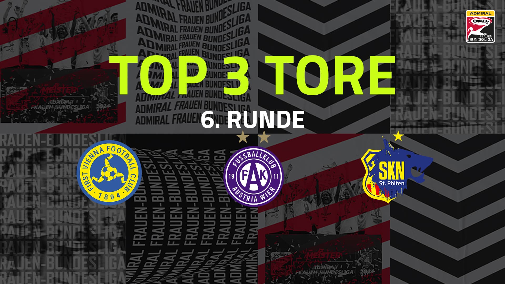 Top 3 Tore | 6. Runde | AFBL