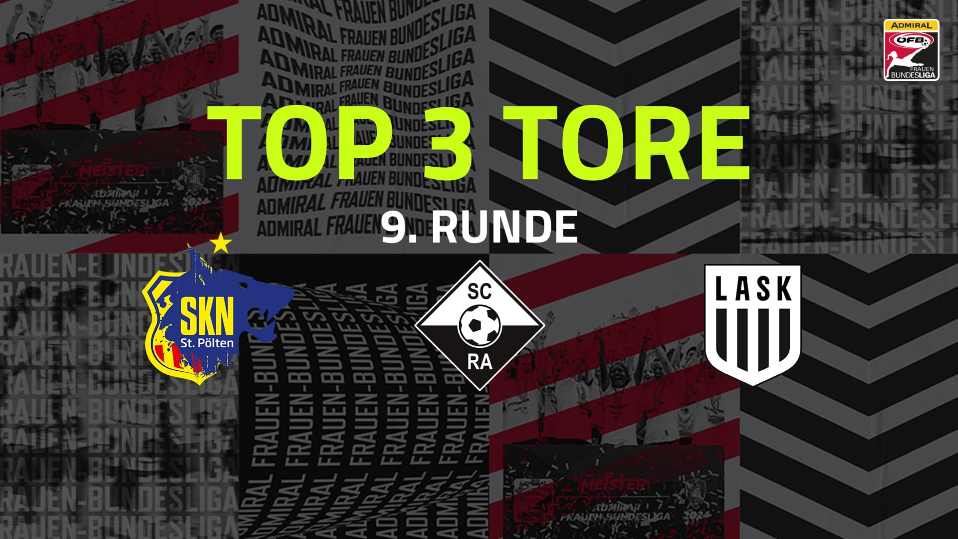 Top 3 Tore | 9. Runde | AFBL