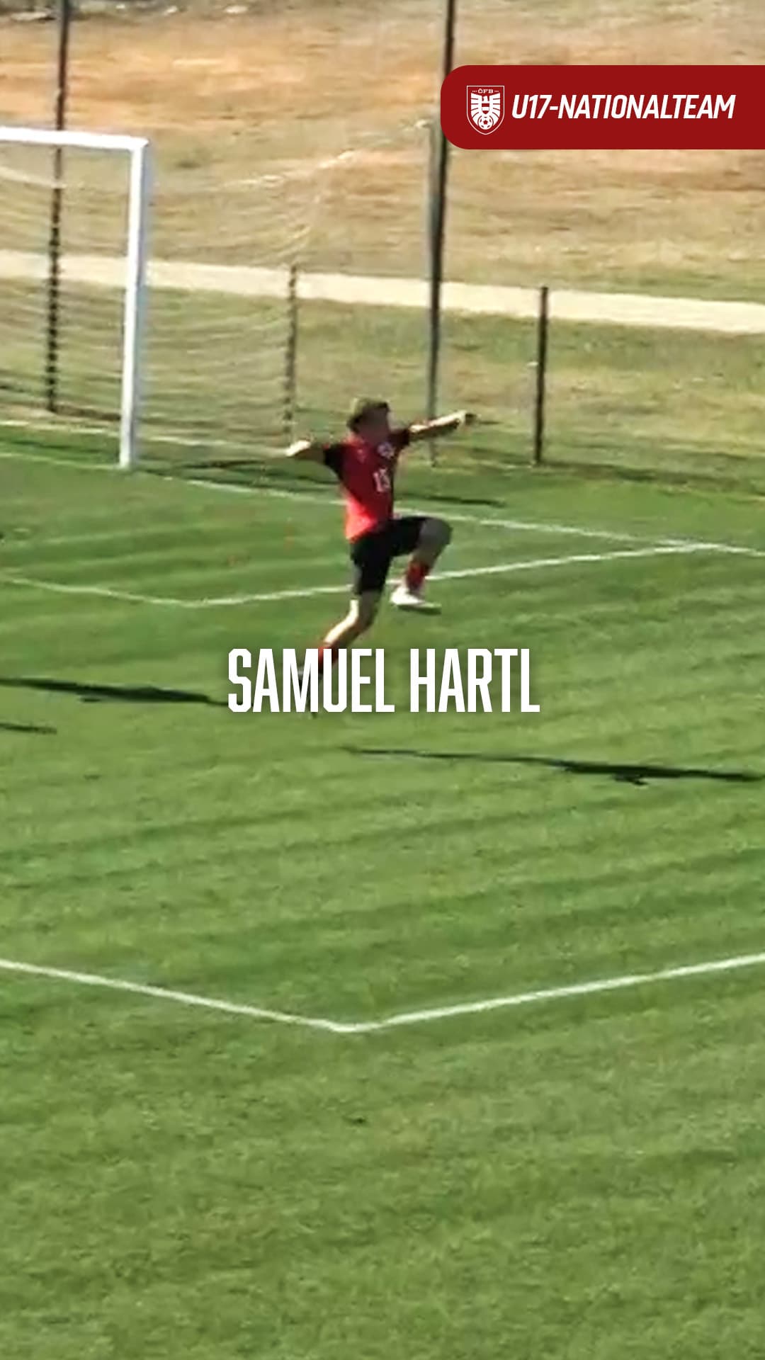 Samuel Hartl mit dem Top-Tor der Nachwuchs-NTs