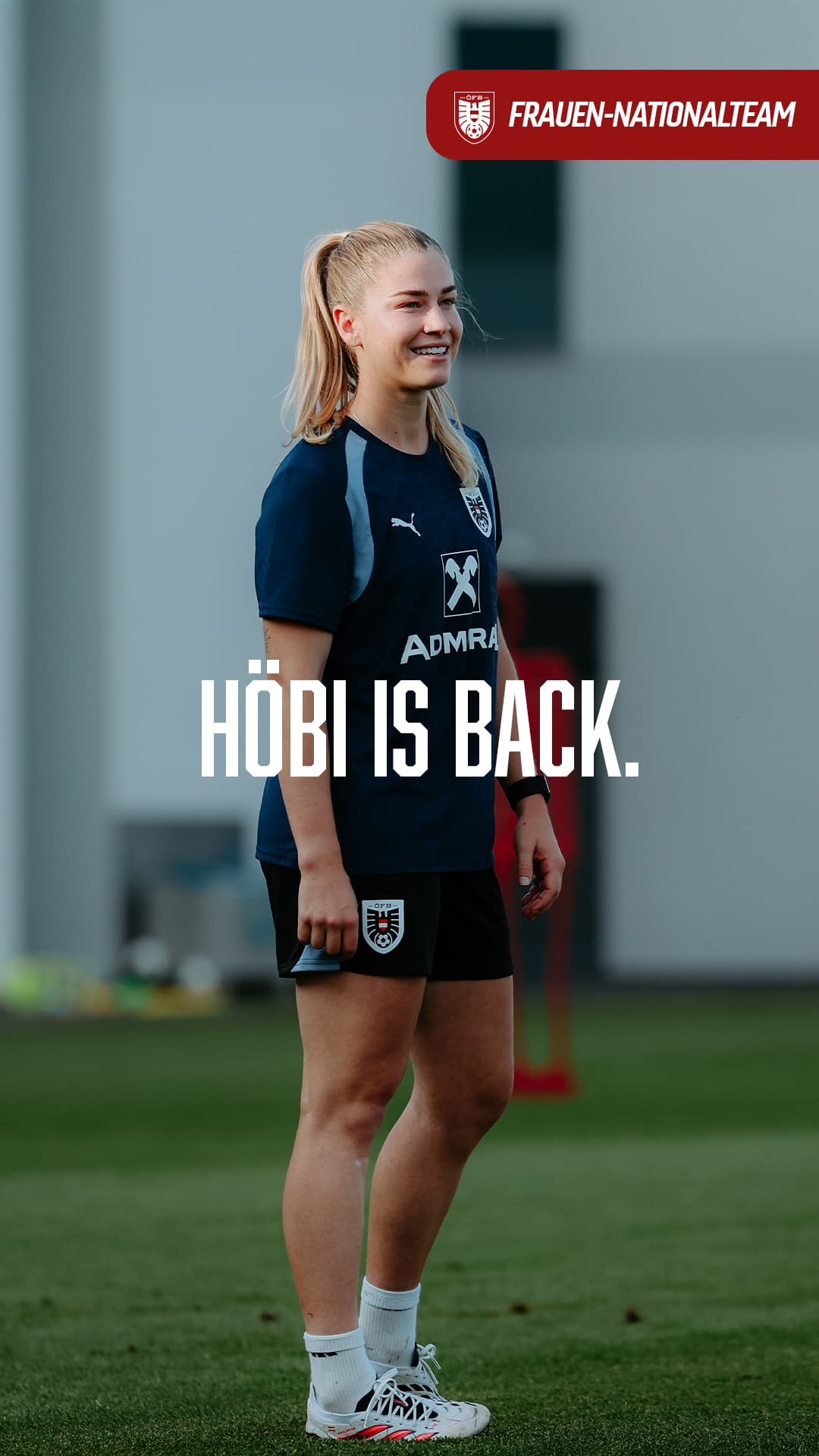 Marie Höbinger is back with the team. 🥹👋🏼🇦🇹